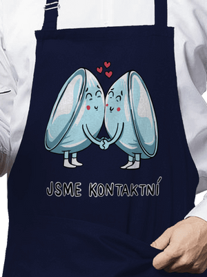 Kontaktní čočky zástěra Navy