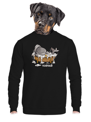unisex mikina bez kapuce