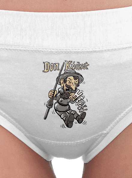 Don Kýchot dámské kalhotky White