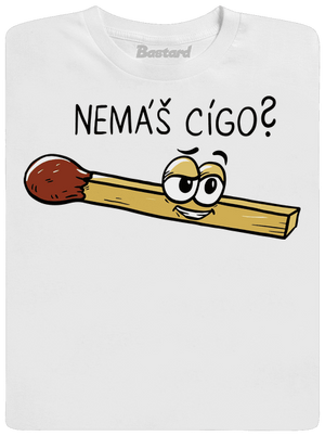 Cígo a oheň pánské tričko White