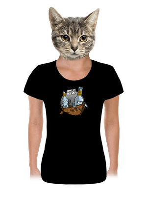 Na suchu dámské tričko Black