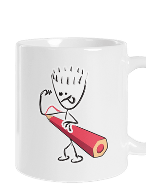 Svaly klasický hrnek White