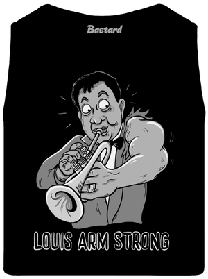 Louis Armstrong pánské tílko Black