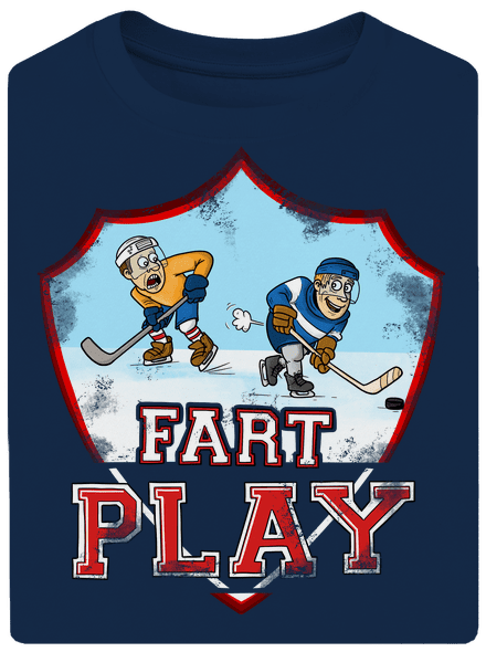 Fart Play unisex tričko oversized Midnight Blue