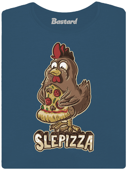 Slepizza dámské tričko premium Petrol Blue