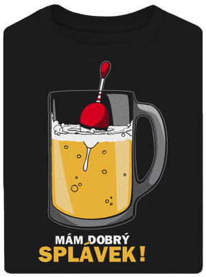 Splávek unisex tričko oversized Black