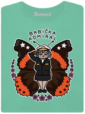Babička admirál dámské tričko premium Mint Mal