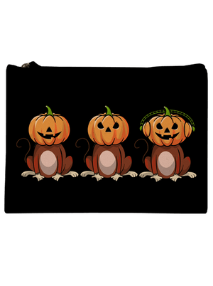 Halloween opičky taštička Black
