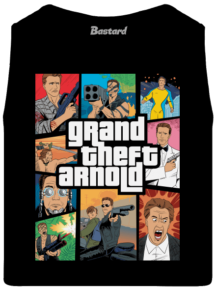 Grand Theft Arnold pánské tílko Black
