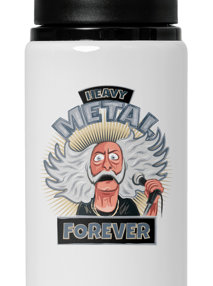 Heavy metal forever lahev na vodu White