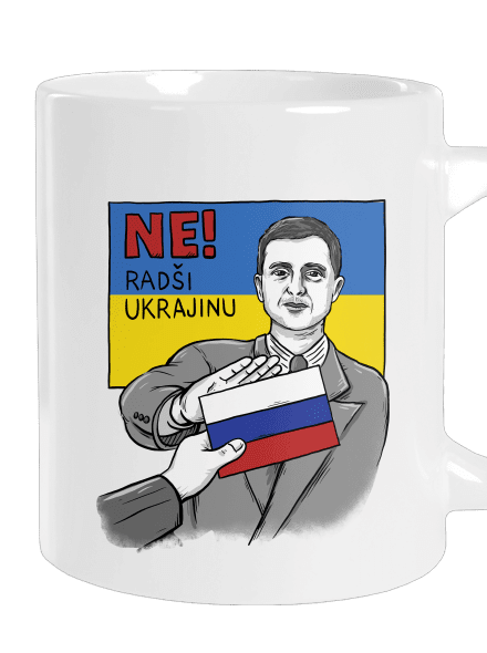 Ne! Radši Ukrajinu velký hrnek White