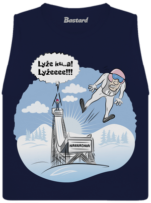 Lyže dámské tílko volné Navy