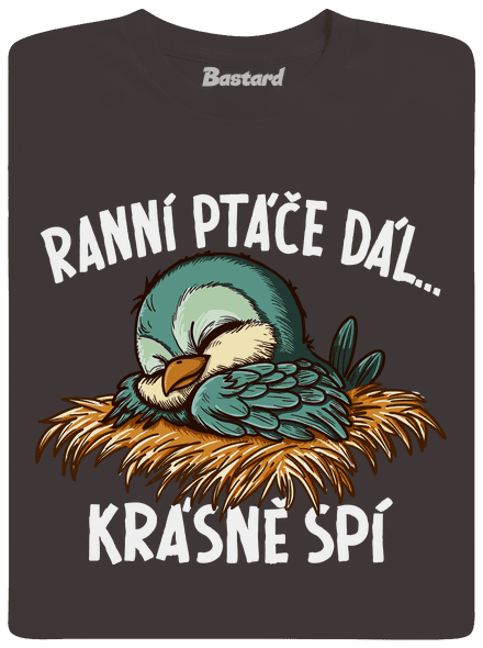 Ranní ptáče spí pánské dlouhý rukáv Bear Brown