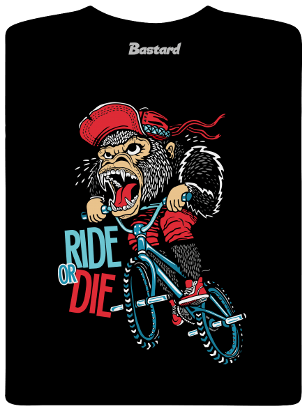 Ride or die pánské dlouhý rukáv Black