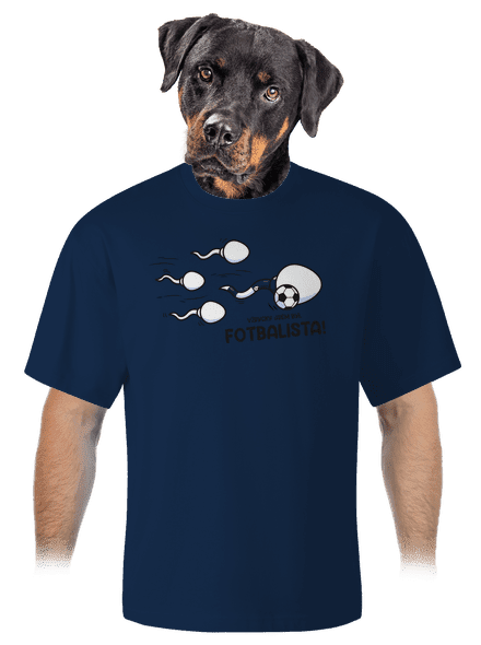 Vždycky jsem byl... unisex tričko oversized Midnight Blue