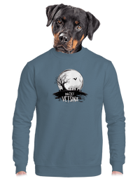 unisex mikina bez kapuce