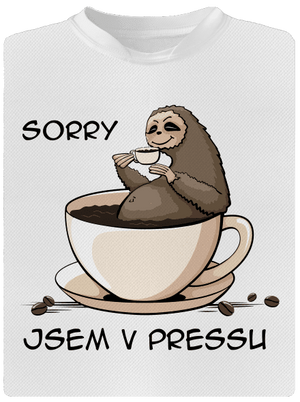 V pressu dětské sportovní tričko White