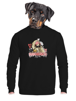 unisex mikina bez kapuce