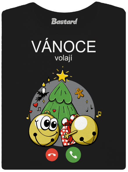 Vánoce volají dámské tričko Black