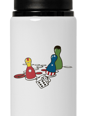 Superhrdino nezlob se lahev na vodu White