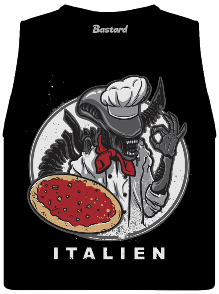 Italien dámské tílko volné Black