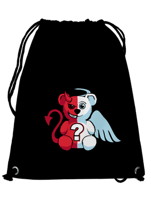 Anděl vs. ďábel vak Black