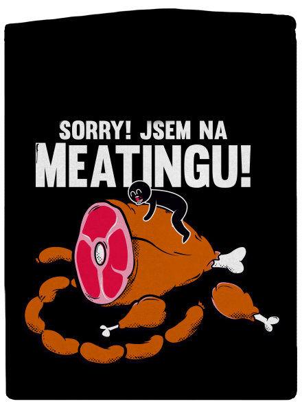 Meating dámská mikina na zip Black