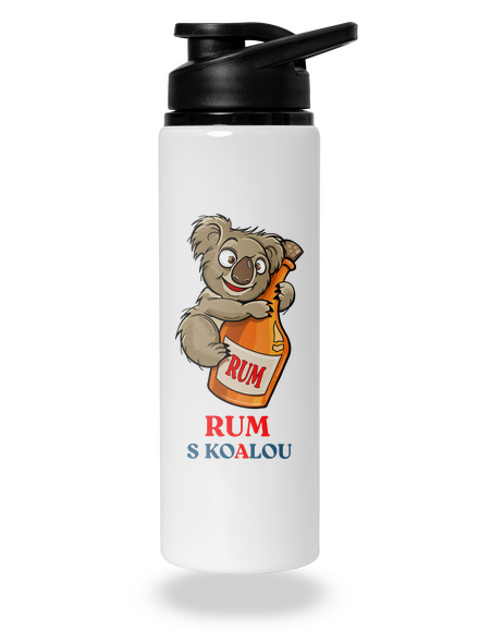 Rum s koalou lahev na vodu White