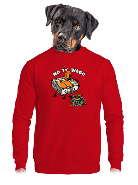 Wago svorka unisex mikina bez kapuce Red