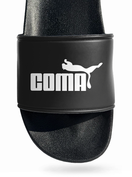 Coma pantofle Black