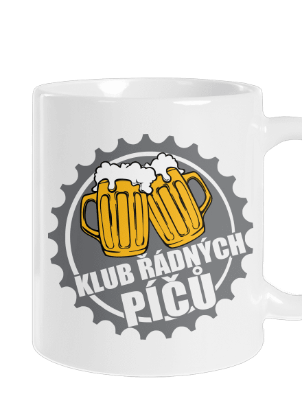 Klub řádných píčů klasický hrnek White