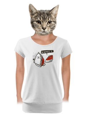 dámské tričko s lemem