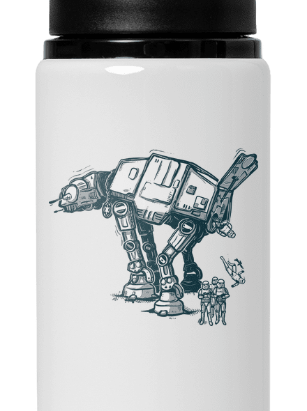AT-AT lahev na vodu White
