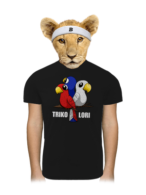 Trikolori dětské sportovní tričko Black