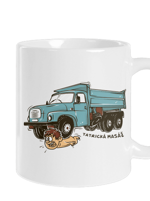 Tatrická masáž klasický hrnek White