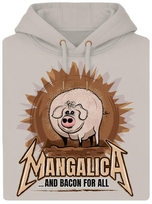 Mangalica unisex mikina premium Pastel Macchiato