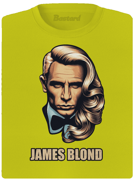 James Blond dámské sportovní tričko Neon Yellow