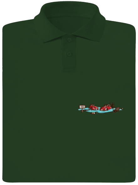 Kachny pánská polokošile Bottle Green Mal