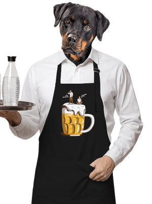 Na pivě zástěra Black