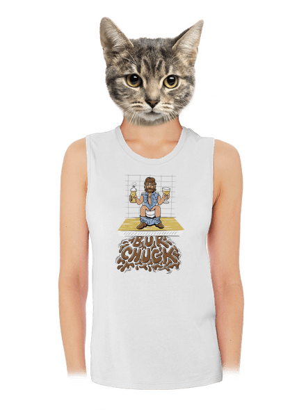 BurChuck dámské tílko volné White