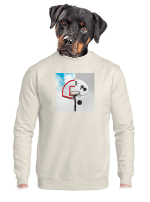 unisex mikina bez kapuce