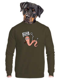 unisex mikina bez kapuce