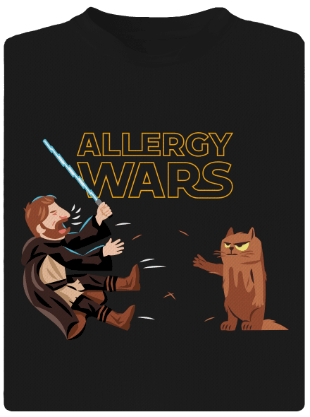 Allergy Wars dětské sportovní tričko Black