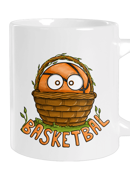 Basketbal velký hrnek White