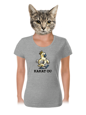 Kakat-du dámské tričko Dark Gray Melange