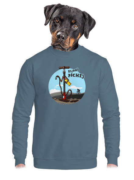 Klidně píchej unisex mikina bez kapuce Nordic Blue