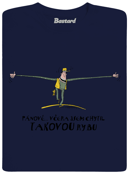 Takovou rybu jsem chytil pánské dlouhý rukáv Navy