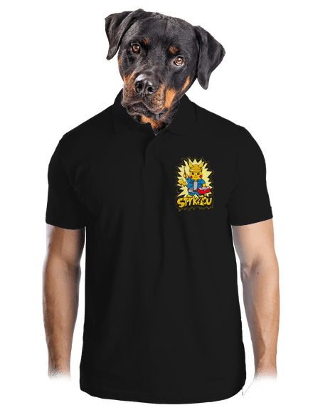 Stykaču pánská polokošile Black