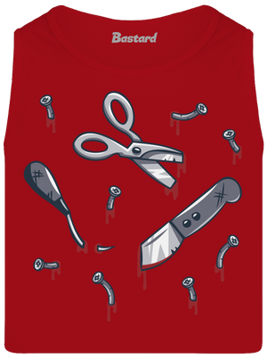 Halloween nářadí pánské tílko Red