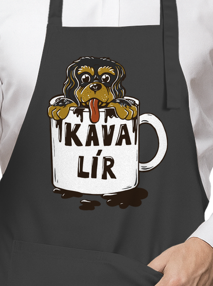 Kávalír zástěra Dark Grey